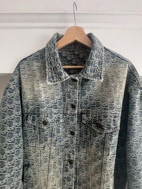 Dior Faded Blue Monogram Denim Jacket